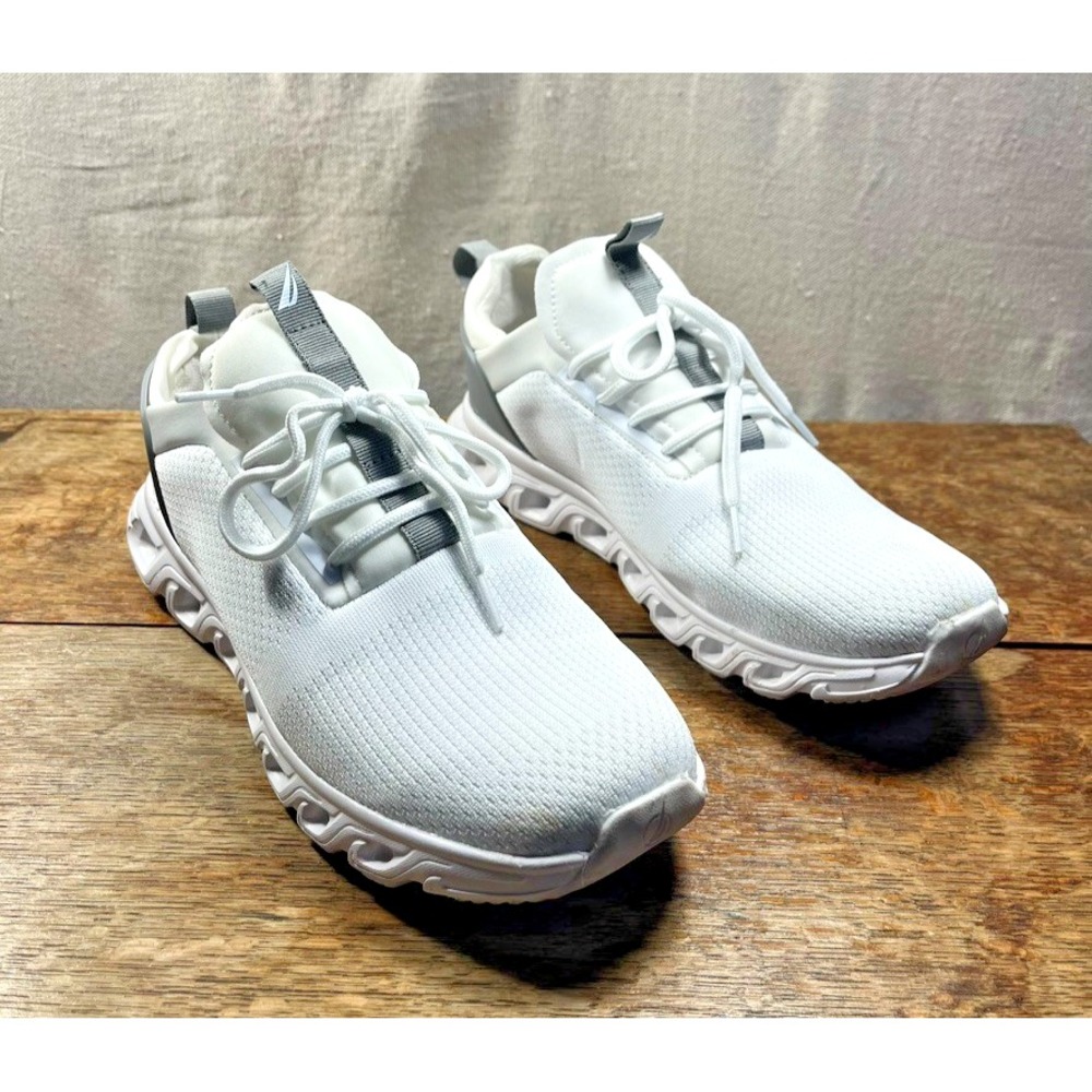 Nautica Chiatica Athletic Casual Sneakers, White & Gray, Women's 8.5